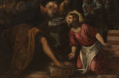 Tintoretto Christ washing the 